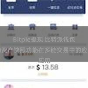 Bitpie提现 比特派钱包的资产快照功能在多链交易中的应用